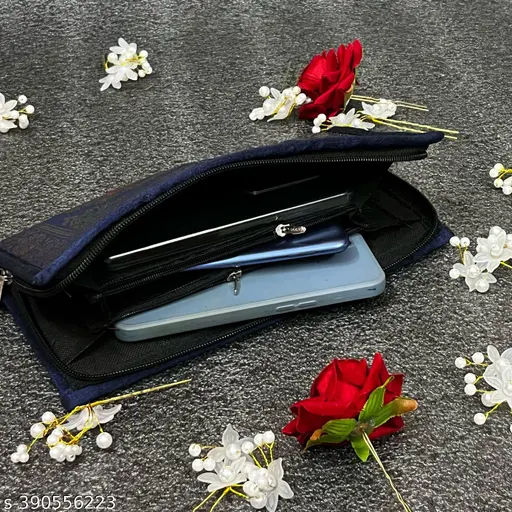 Fashionable Modern Women's Clutch with 5 Compartments
